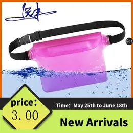 Storage Bags Touch Screen Outdoor Pocket Waterproof Bag Transparent Belt IPX8 Drifting Beach Mobile Phone Water-Proof