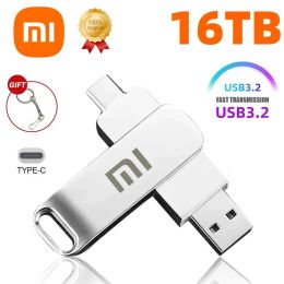 Adapter Xiaomi 2TB 16tb Flash Drives High Speed Transfer Metal Pen drive New memory Card pendrive usb3.2 Memoria Waterproof Flash Drive