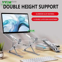 Other Computer Components YYLM N8 Laptop Stand Aluminium Suitable for Macbook Adjustable Portable and More Stable Laptop Stand Cooling Stand Folding Laptop Stand Y2