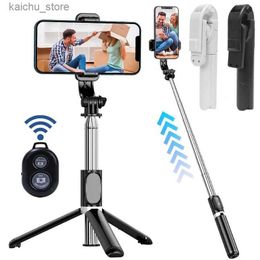 Selfie Monopods Portable selfie stick desktop phone holder tripod wireless remote control selfie stick suitable for iPhone Android Universal Y240418