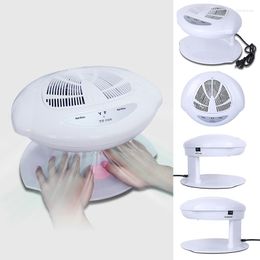 Nail Dryers Wholesale- Dryer Fan Auto Induction Warm & Cool Wind Sensors UV Gel Polish Varnish DHL TNT