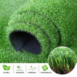 Decorative Flowers Artificial Lawn Beautiful Environment Decorations For Playground Kindergarten Roof Mat Garden Courtyard Simulation Grass