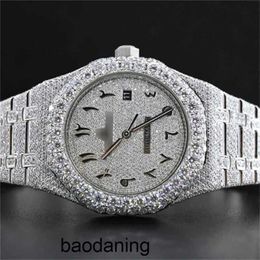 Luxury Ap Diamond iced Mosonite Can pass Test Hip Hop Round Cut All Size Customize Vvs1 Handmade for Mens cy