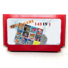 Cards 143 in 1 60 Pin Cartridge for 8 Bit Video Game Console with Earthbound Fantasy 1 2 3 Mega Man Series little Samson