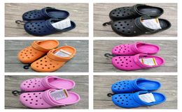 Designer Classic Sandals kids children Clog pink blue boys girls Buckle slippers croos slides toddlers infants black white Waterproof outdoor beach Shoes9159216