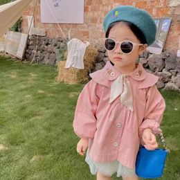 Jackets 2024 Childrens Clothing Girls Coat Fashionable Girl Baby Spring And Autumn