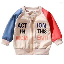 Jackets Baby Boys Girls Jacket Spring Autumn Children Coats Korean Baseball Uniform Kids Outwear Leisure Clothes Stuff Sportswear