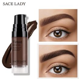 Enhancers SACE LADY Liquid Enhacer Dye Eyebrow Gel Cream Waterproof Long Lasting Tint Makeup Smooth Eye Brow Wax Dye Cosmetic