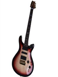 High Quality Electric Guitar with Tiger Maple VeneerBird Pattern InlayCan be customized9532182