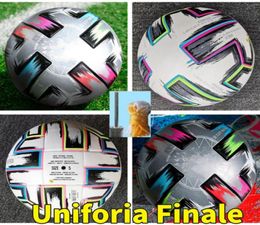 Top quality 20 Euro Cup size 5 Soccer ball 2021 European Uniforia Finale Final KYIV PU granules slipresistant football high grade5659851