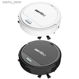 Robot Vacuum Cleaners Mini vacuum cleaner wet/dry use 3-in-1 cleaning vacuum cleaner mop 80 running time for ceramic tiles marble wood new dropper Y240418