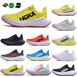 Hiking shoes Outdoor running shoes HOKKA Carbon Carpen X2 with Carbon Plate Shock Absorption Ultra Light Sports Shoes for Womens Flying Weaving Mesh Light