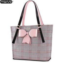 Other Computer Accessories MOSISO Fashion PU Laptop Bag with Bowknot Large Capacity Laptop Briefcase Handbag 13 14 15 inch Tote Bag Work Business Travel Y240418