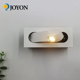 Wall Lamp Nordic Embedded LED Lights Angle Adjustable Folding Indoor Reading Sconce Bedroom Bedside Study Fixture