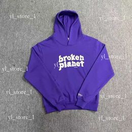 Broken Planet Men Hoodie Herren Trails-Designer-Sweater-Anzug Mode Sweatshirt reines Baumwollbriefgedruckte Liebhaber gleicher Kleidung M-2xl Zuckerrohr Planet 8541