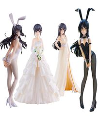 soft body Rascal Does Not Dream of Bunny Girl Senpai Sakurajima Mai Sexy Anime PVC Action Figure toy Collection Model Doll Gifts3514591