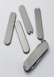 Repair Tools Kits Titanium Alloy Chip Modified TC4 Handle Patch DIY Knife Material Making For 58 Mm Victorinox Swiss Army1593119