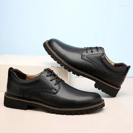 Casual Shoes Men's Comfortable Male Genuine Leather Oxford Men Driving Formal Wedding Dress For Fashion Design