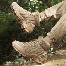 Casual Shoes 2024 For Man Lace-up Trekking Men's Vulcanize Man's Sneakers Anti-slip Thick Bottom