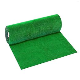 Decorative Flowers Outdoor Artificial Carpet Plastic Balcony School Green Fake Grass Mat For Indoor/Outdoor Garden Lawn Landscape