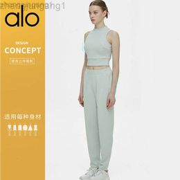 Desginer Aloe Yoga Bra Tanks New Fitness Sports Sleeveless Top High Waist Short Fitting Suit Vest