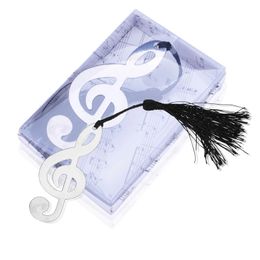 30pcs Music Note G Clef Bookmark Wedding Bridal Shower Party Favor Teacher Gift 240407