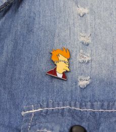 Karikatür Comics Brooch Emaye Pimi Denim Ceketler Çanta Aksesuarları Pimleri Rozet Takı Yakası Pin 9430554