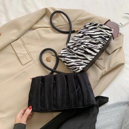 Bag Women Winter Crossbody Female Purse Handbag Simple Daily Fashion Suede Shoulder Underarm