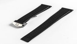 Watch Band Watch Bands 22mm Watchbands Black Diving Silicone Rubber Watch Band Strap Black Watchbands for 1974083