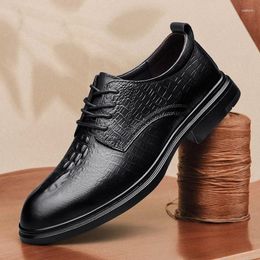Casual Shoes Genuine Leather Soft Mens Sneakers High Quality Walking Classic British Style Oxford