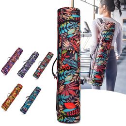 Printed Yoga Bag Mat Men Women Sports Pilates Backpack Fitness Dance Gym Cover y240410