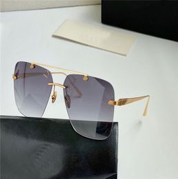 Top fashion men glasses design sunglasses THE THE HONAIZEN I square frameless highend outdoor glasses case7434938