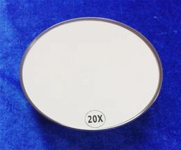 Mirrors 6Inch Bathroom Mini Makeup Mirror Round 20X Magnifying 3 Suction Cups Bathing Supplies Making Up5918833