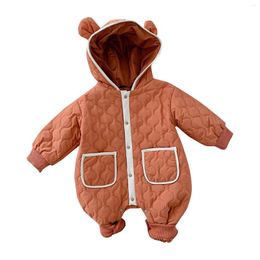 Jackets Winter Warm Baby Boys Girl Overall Autumn Long Sleeve Born Costume Jumpsuit Infant Clothes Children'S Clothing Kids
