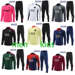 2024 2025 Arsen SAKA soccer tracksuit Madrids Paris training suit Men and kids 23 24 25 Mbappe BELLINGHAM VINI JR Chandal Real MadridMen kidsTrainingsanzugpsges 04