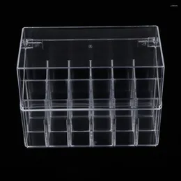 Cosmetic Bags Acrylic Clear Lipstick Organiser With Lid Storage Makeup