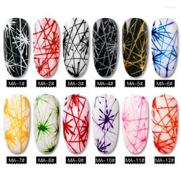 Nail Gel 5ml Spider Art Elastic Liner Flower Drawing Color Painting Creative Soak Off Varnish Tips Manicure