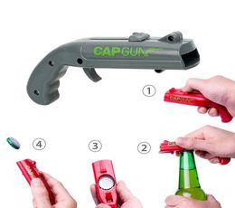 Can Openers Spring Cap Catapult Launcher Gun shape Bar Tool Drink Opening Shooter Beer Bottle Opener Creative2179156
