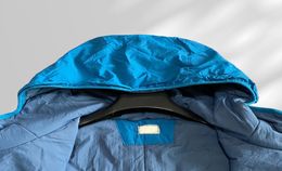 Winter Coat One lens Mens Down Jacket Flatt Nylon Garment Dyed Overshirt Outdoor Keep Heat Male Hooded Outerwear7636170