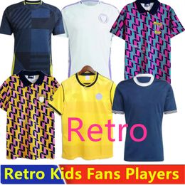 2024-2025retroSoccer Jersey 24/25 ScoTTisH National Team MCGINN Football Shirt Kids Kit Set Home Navy Blue Away White Years Anniversary Special ROBERTSON 24-25