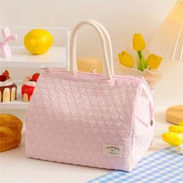 Storage Bags 2024 Fashionable Simple Large Capacity Portable Lunch Box Bag Waterproof Insulation Belt Rice For Office Workers