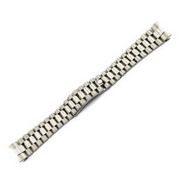 13MM 20mm Stainless Steel Band Silver Watchbands Watch Men Pure Solid Plated Watch Bands Bracelets Curved ROL225130975