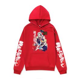 Crossbody Men's Sweatshirt Japanese Anime Final Valkyrie Printed Sweatshirt Casual Loose Street Tide Hoodie