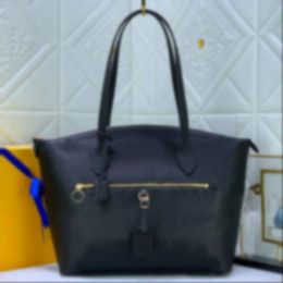 Bags Totes Hh M44888 Carryall Mm Women Check Letter Epi Embossed Leather Purse Handbag Lock Chain Messenger Shoulderbag 34cm