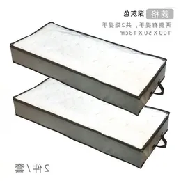 Storage Bags Flat Bed Bottom Box Non-Woven Fabric Padded Quilt Bag Large Of Student Dormitory Mattress