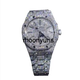 Piquet Audemar Iced Out Luxury Fashion Dial Watch Band Bezel Vvs Moissanite Mens Women Diamond Sale Products high quality