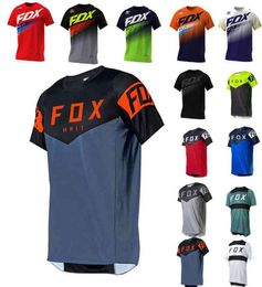 2022 Men's Downhill Jerseys H Fox Mountain MTB Shirts Offroad DH rcycle Jersey cross Sportwear Racing Bike7674680