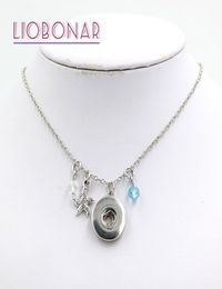 New Arrival Whole Ocean Snap Necklace Beach Starfish Pendants Necklace Fit on 18mm Snap Button Jewellery DIY Bijoux Collar Colli4210964