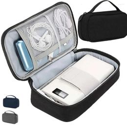 Watch Boxes Electronics Travel Organizer Portable USB Flash Drives Accessories Case Dustproof Cord & Phone Storage Bag