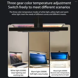 Table Lamps Dimming Computer Monitor Light Bar Touch Control Display Hanging Space Saving Eye Protection Home Office For Study Laptop